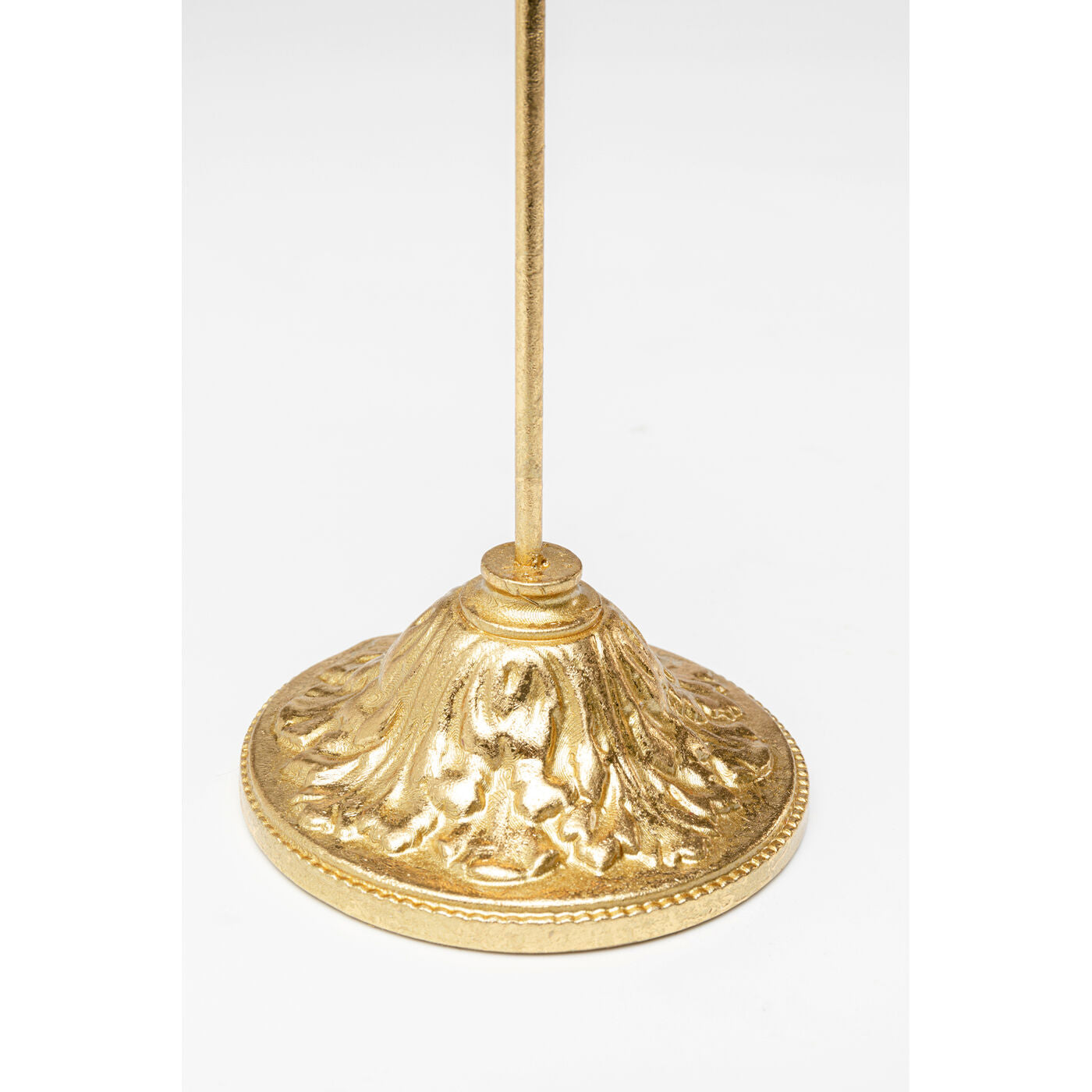 Oggetto Scultura Decorativa Flaming Heart 31cm Sacro Cuore Rosso e Oro