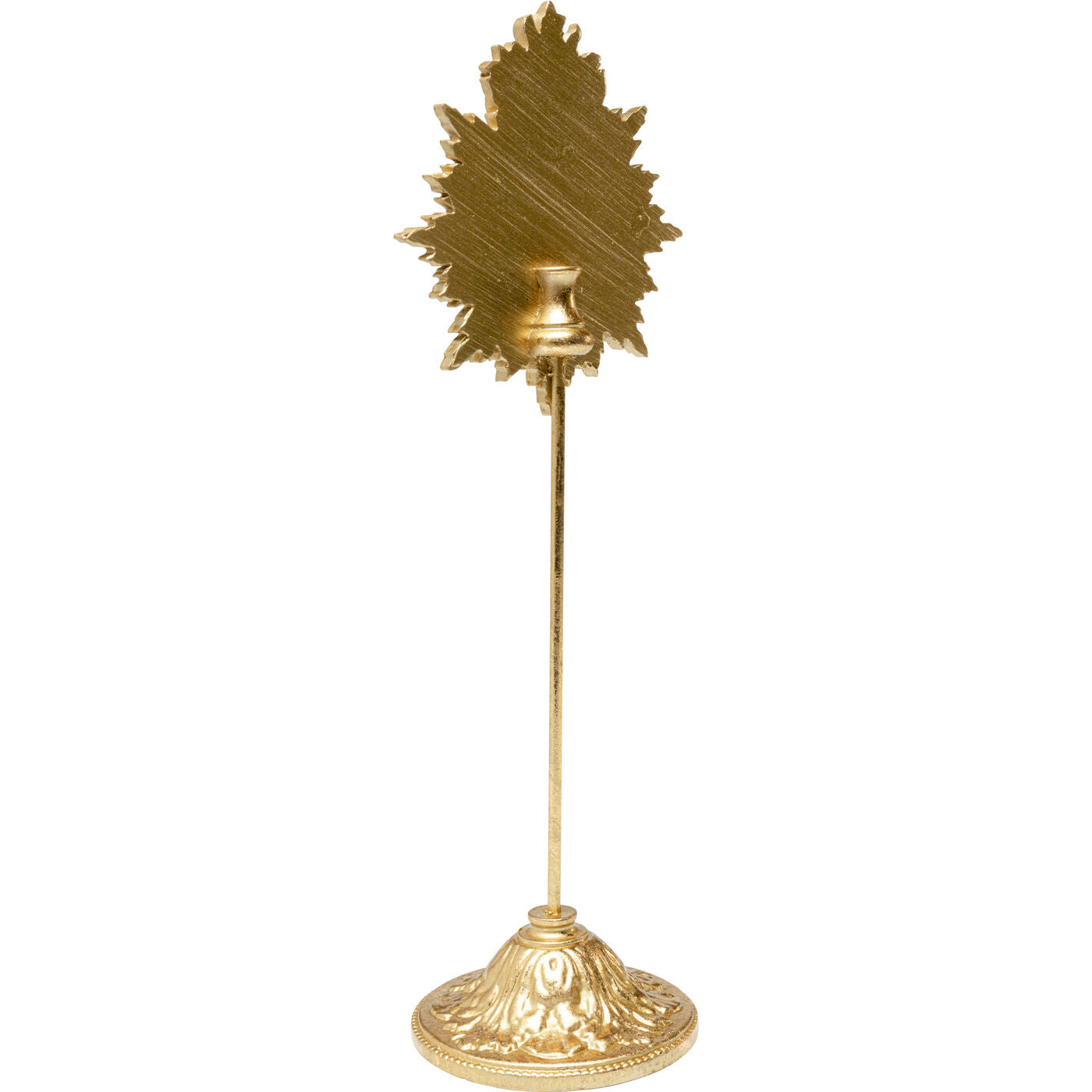 Oggetto Scultura Decorativa Flaming Heart 31cm Sacro Cuore Rosso e Oro