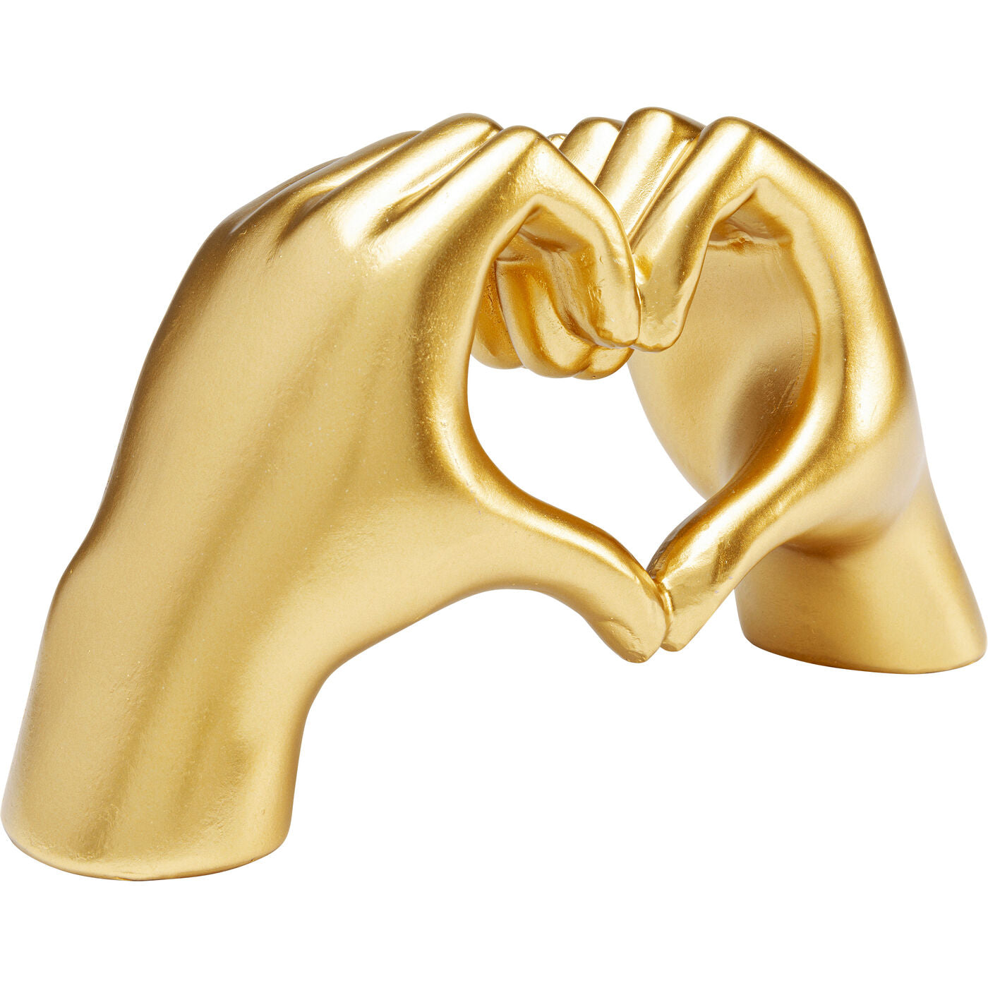 Oggetto Decorativo Heart Hands Mani Cuore Oro 25 cm