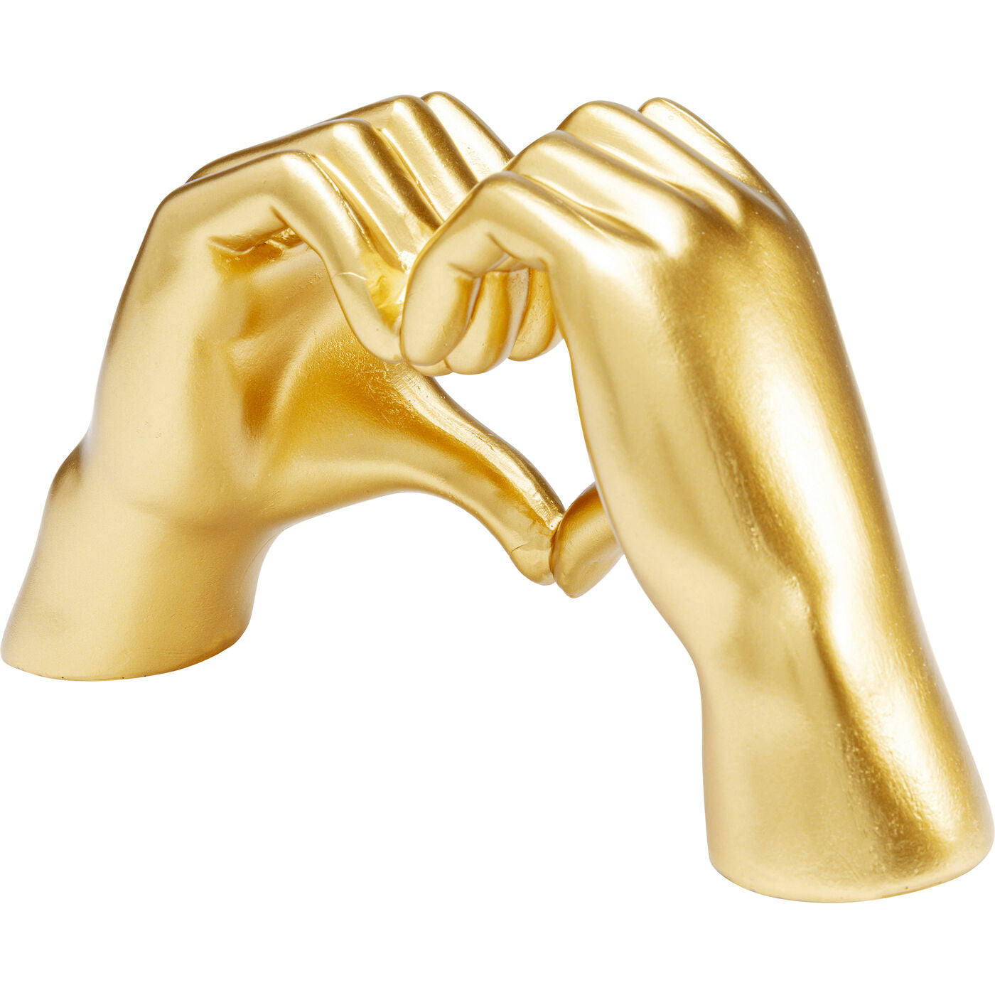 Oggetto Decorativo Heart Hands Mani Cuore Oro 25 cm