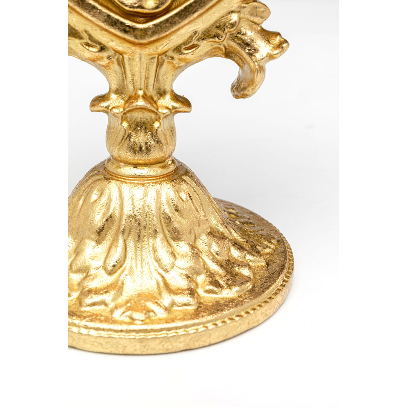 Specchio da tavolo Flaming Heart Cuore Sacro Oro 31cm