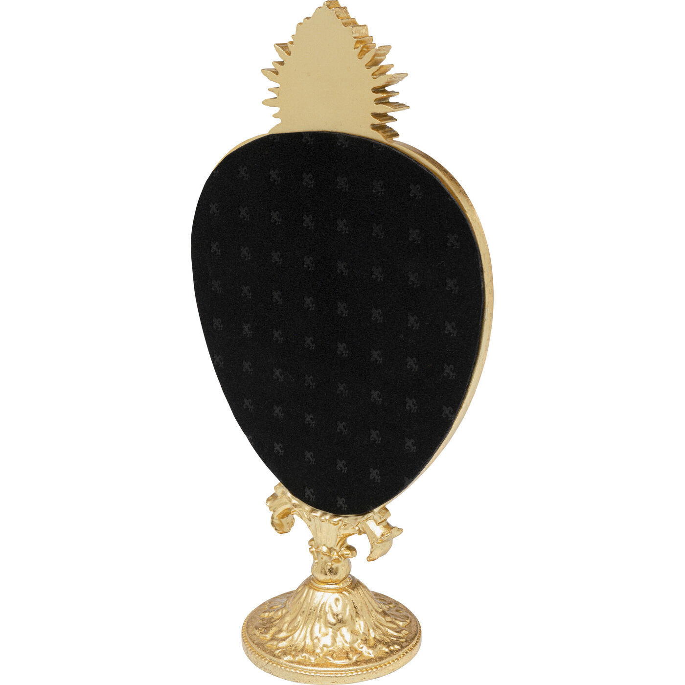 Specchio da tavolo Flaming Heart Cuore Sacro Oro 31cm