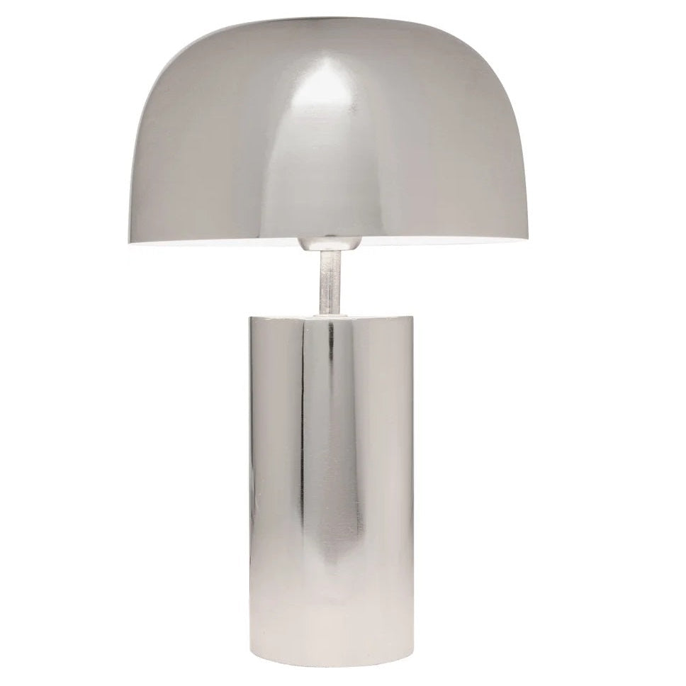 Lampada da Tavolo Loungy in Metallo Cromato H 38 cm