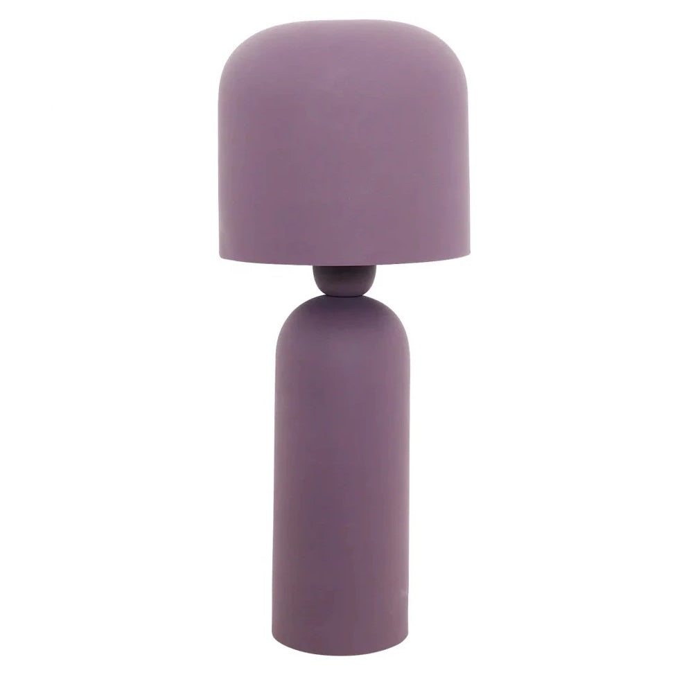 Lampada da Tavolo Design Monocromatico Color Viola H 39 cm