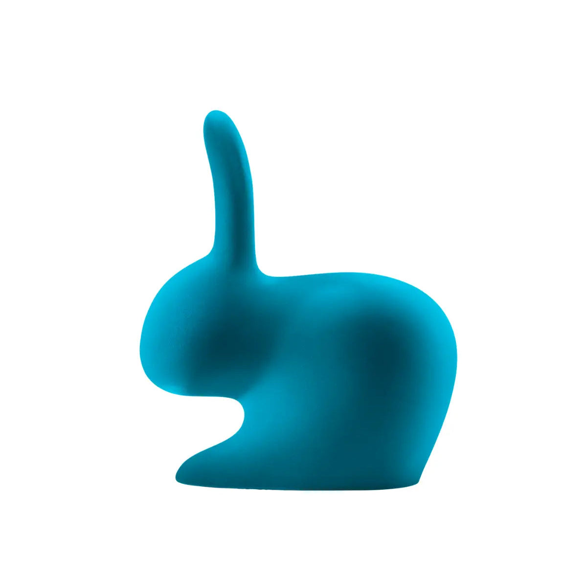 Sedia Design Rabbit Chair Velluto Forma Coniglio In Polietilene