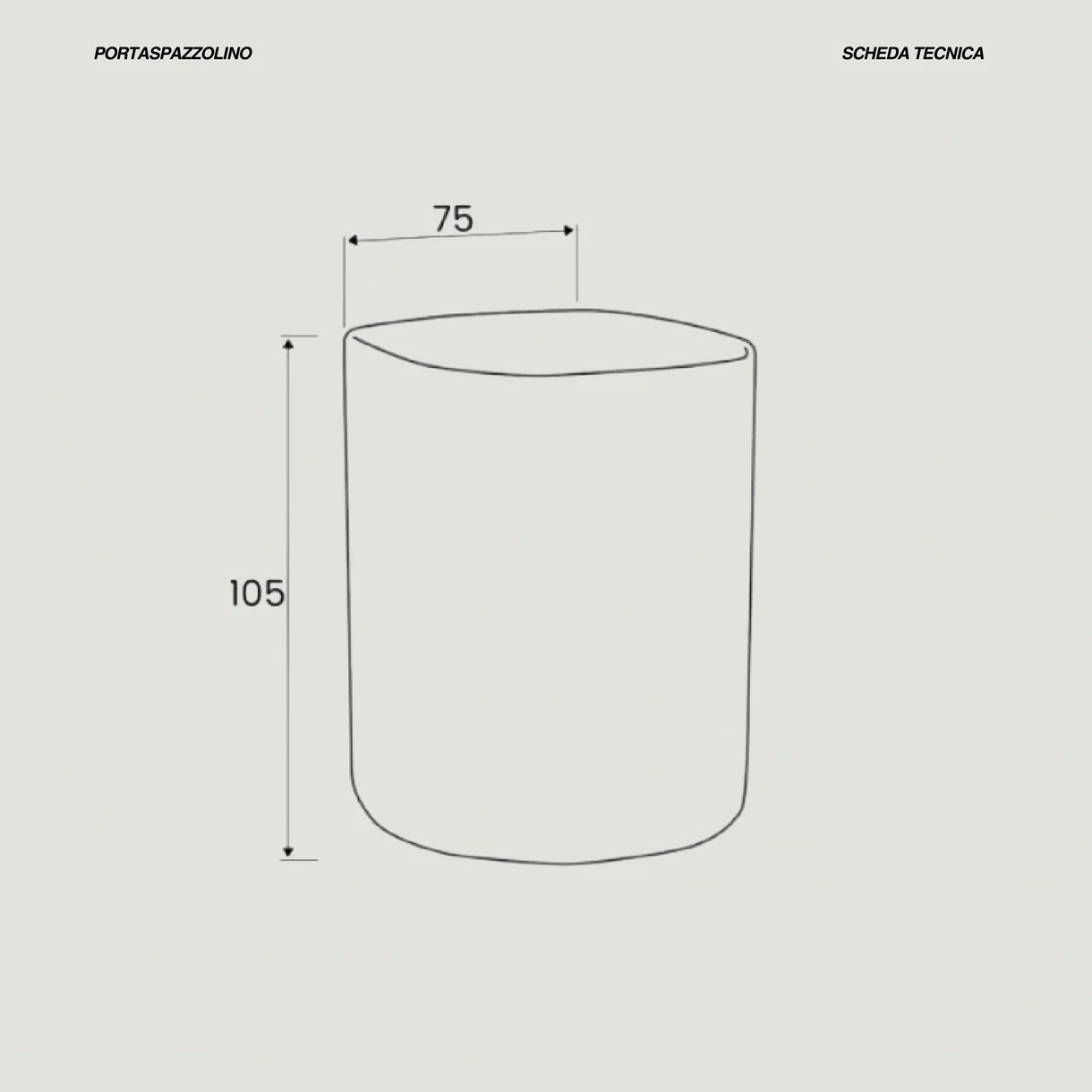 Set Bagno 3 Pezzi Taki in Plastica e Bamboo Accessori Moderni