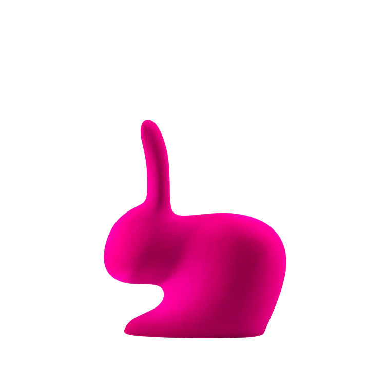 Fermalibro Coniglio Rabbit XS Velvet Design con Finitura in Velluto