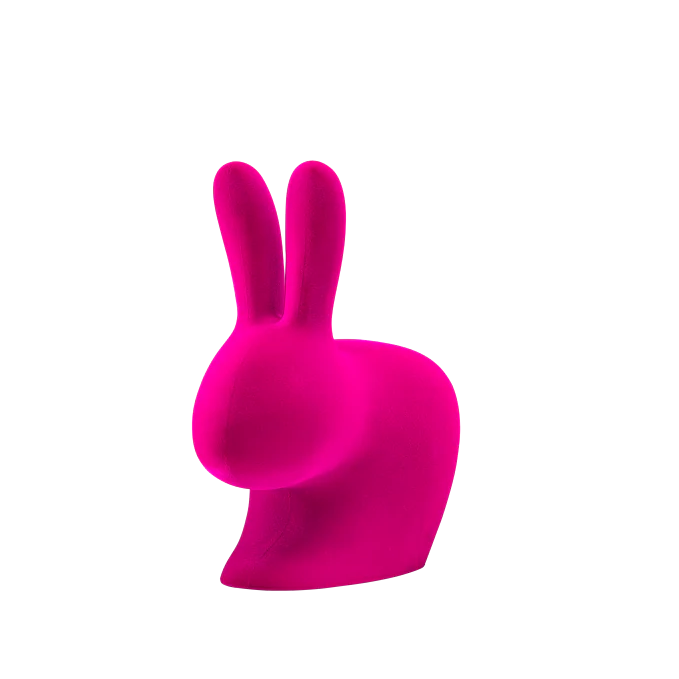 Fermalibro Coniglio Rabbit XS Velvet Design con Finitura in Velluto