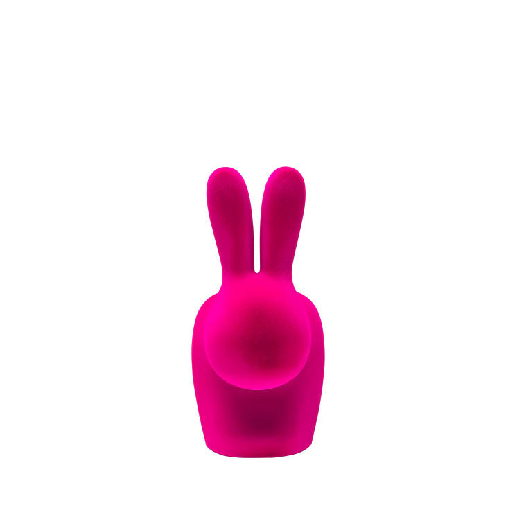 Fermalibro Coniglio Rabbit XS Velvet Design con Finitura in Velluto