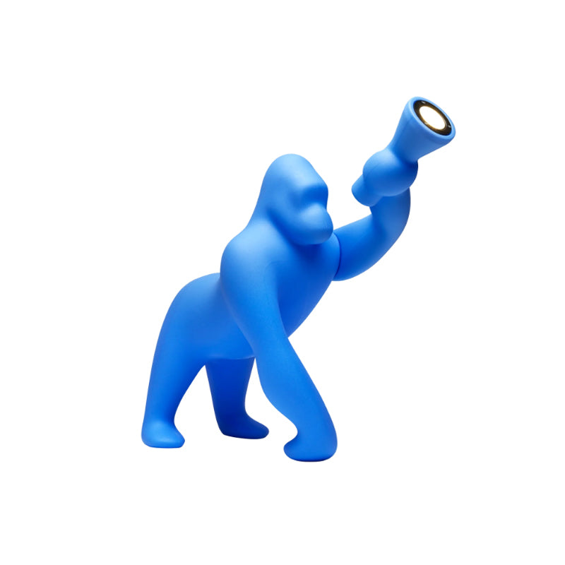 Lampada Kong Gorilla XS Blu Qeeboo H 55 cm