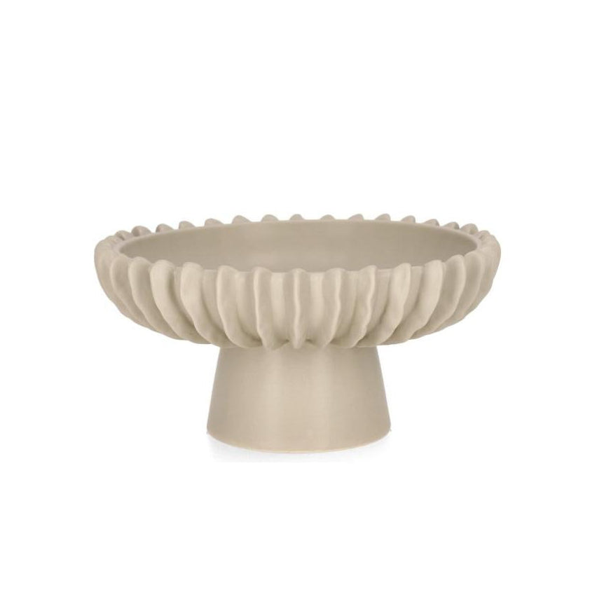 Alzata Centrotavola Decorativa Eldar 26 x 13,5 cm In Ceramica