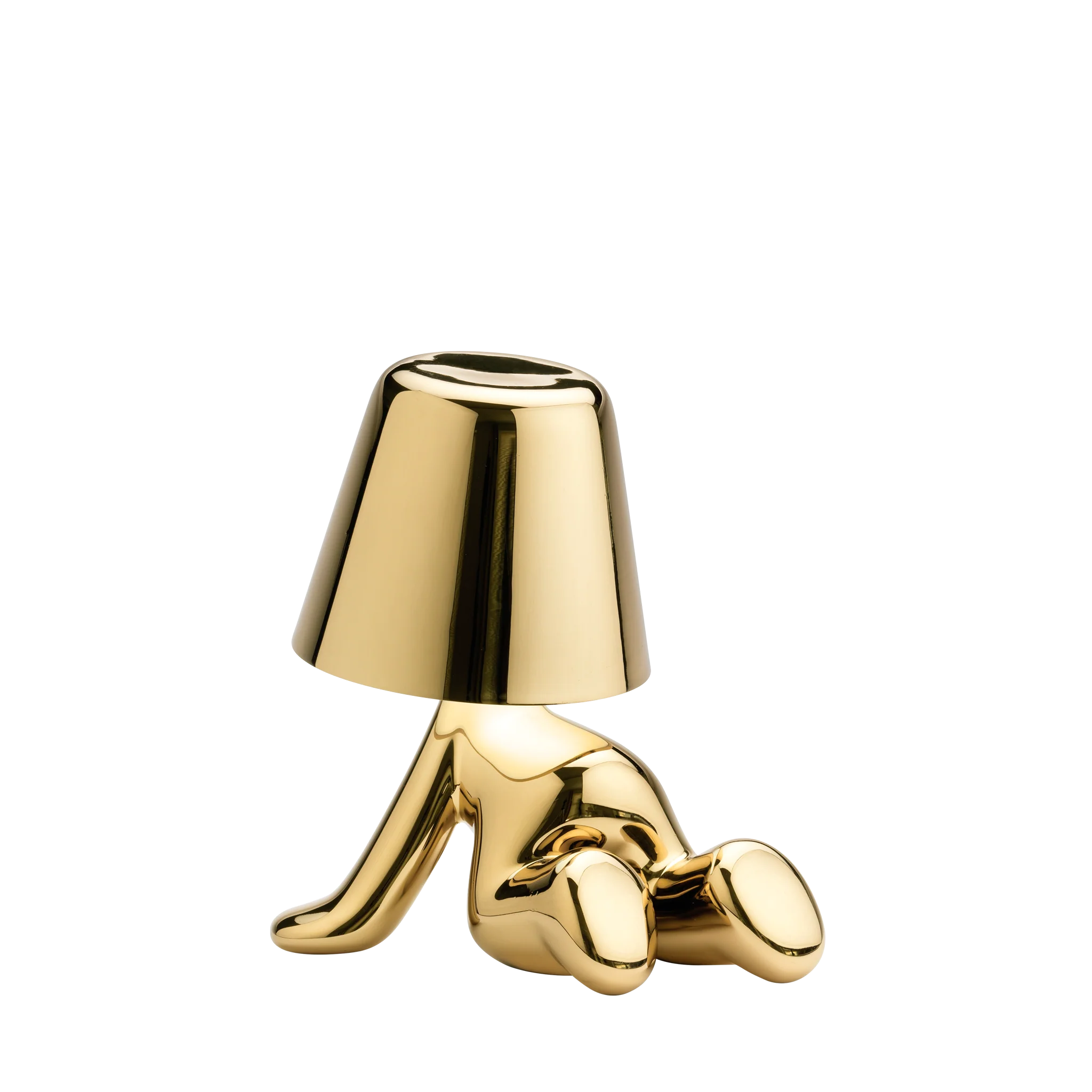 Lampada Decorativa Da Tavolo Orsetto Oro Golden Brothers