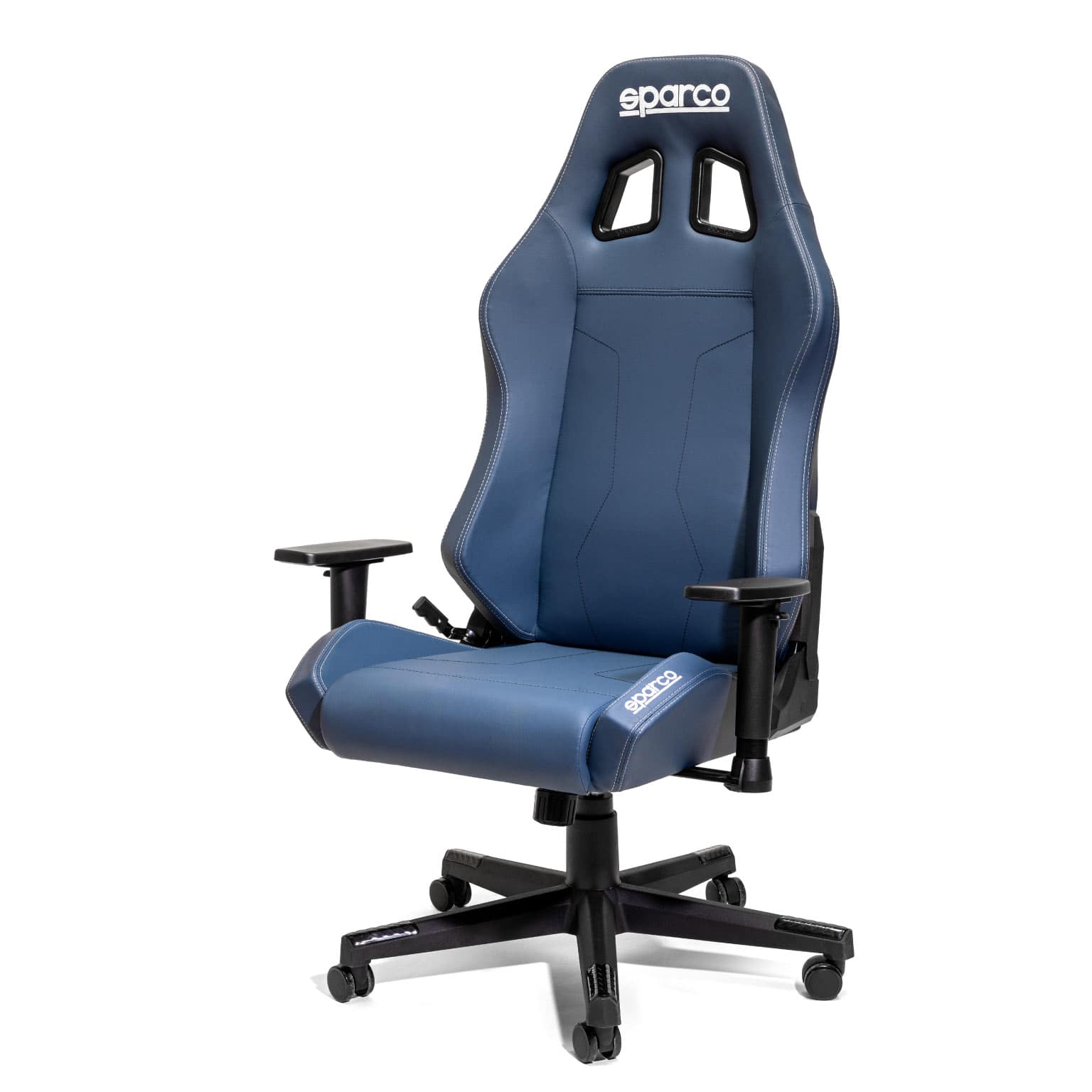 Sedia Poltrona Sparco Gaming Ufficio Blu Navy
