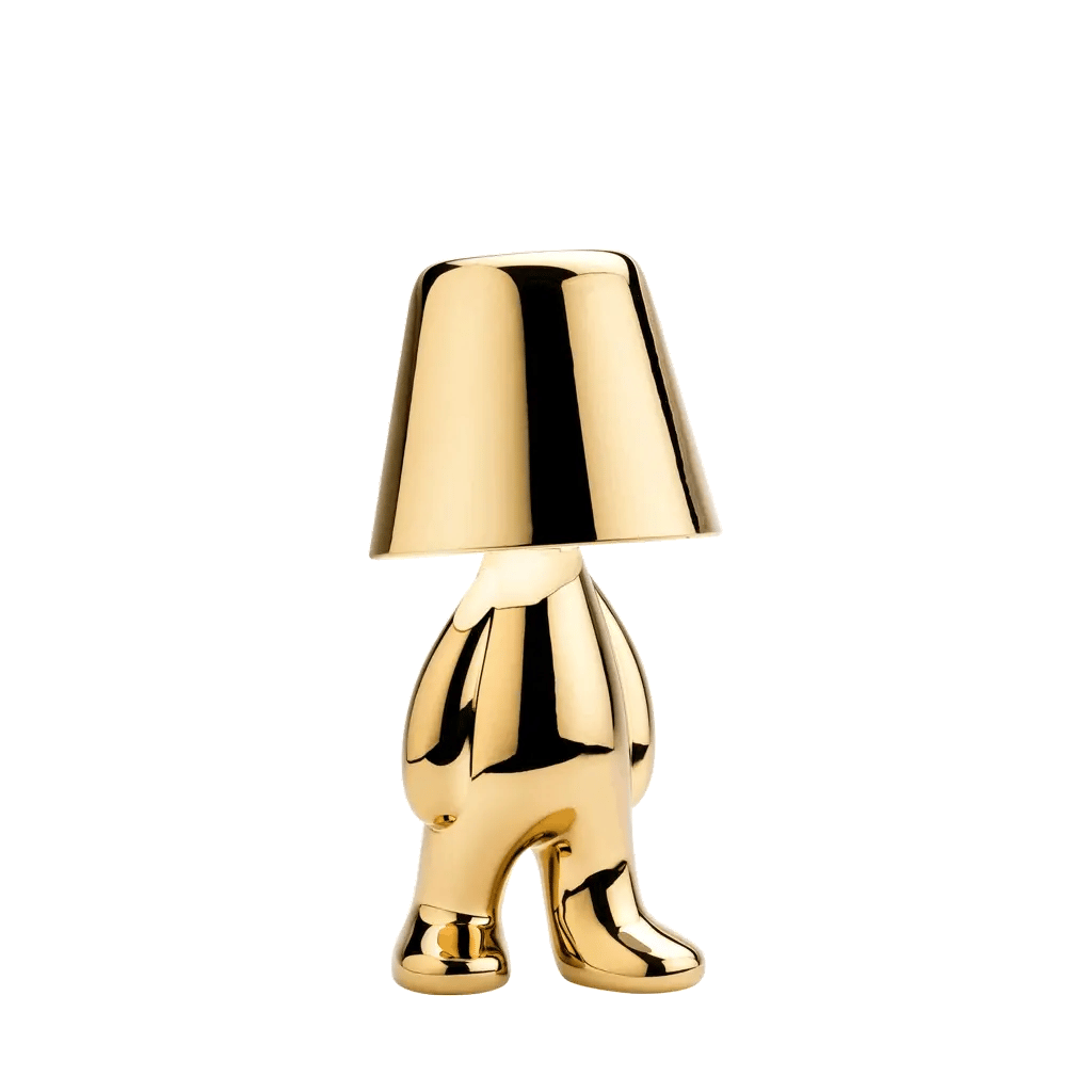 Lampada Decorativa Da Tavolo Orsetto Oro Golden Brothers