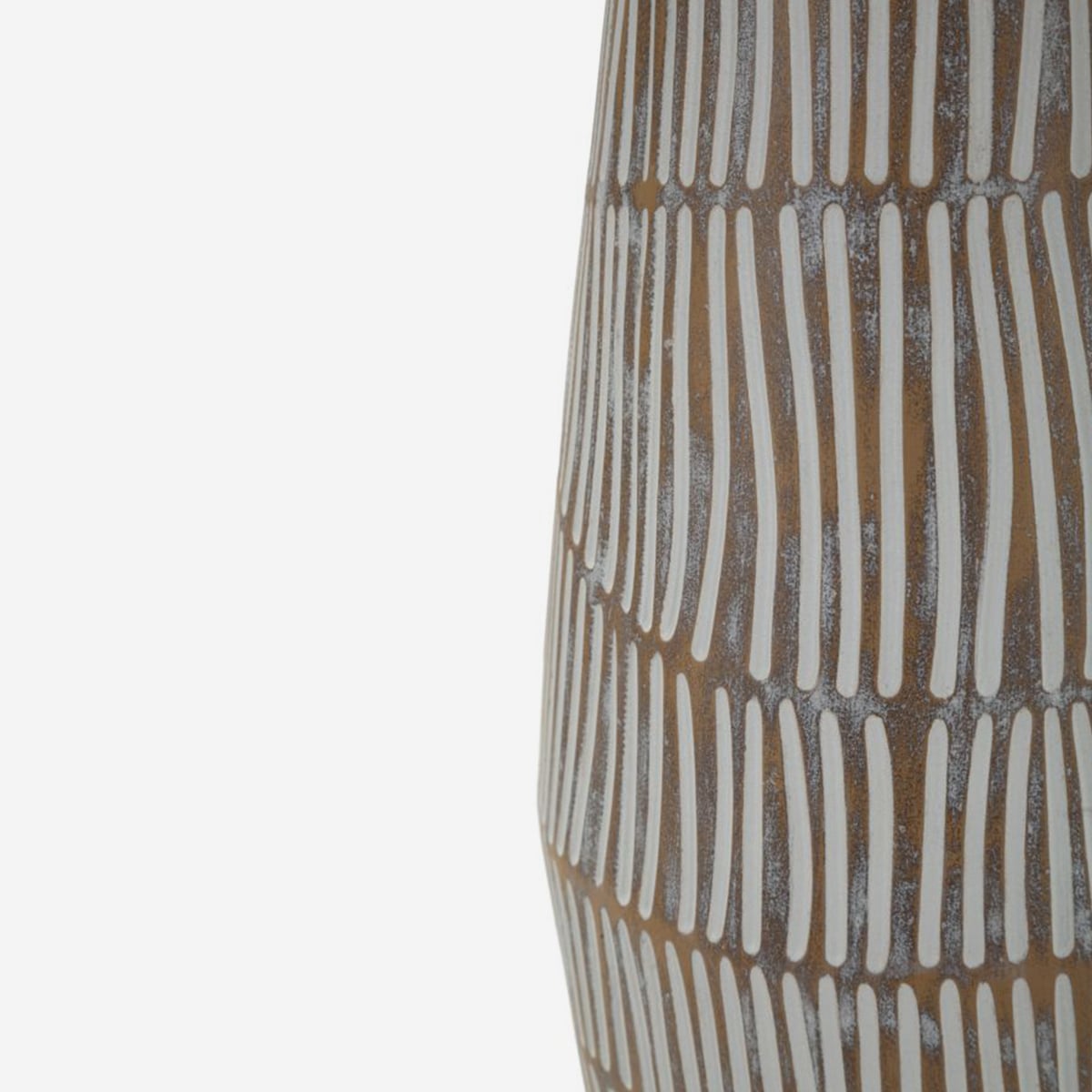 Lampada da Tavolo Hanoi Ø35x69,5 cm in Poliresina con Paralume in Tessuto