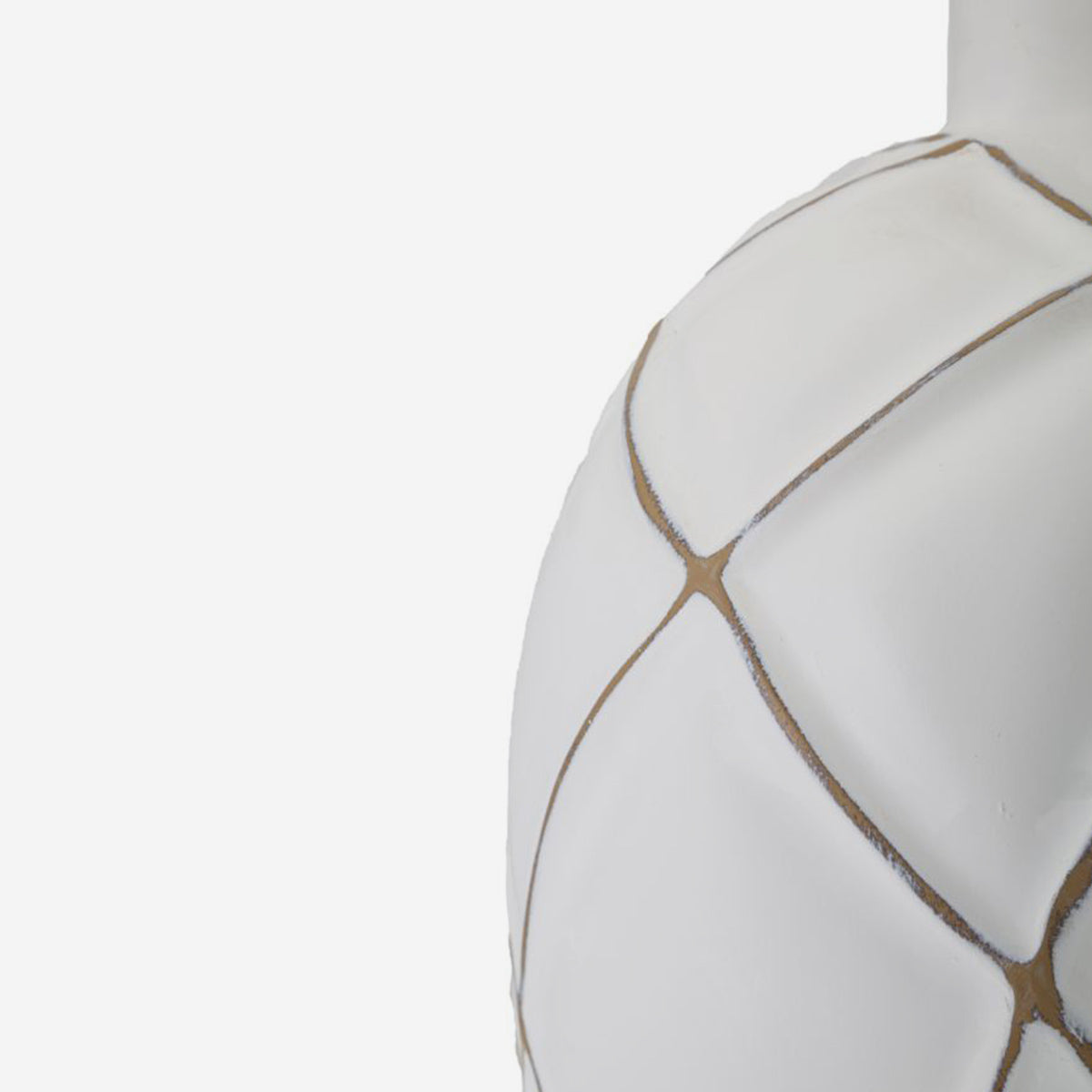 Lampada da Tavolo Lines Ø35x60 cm in Resina con Paralume in Tessuto
