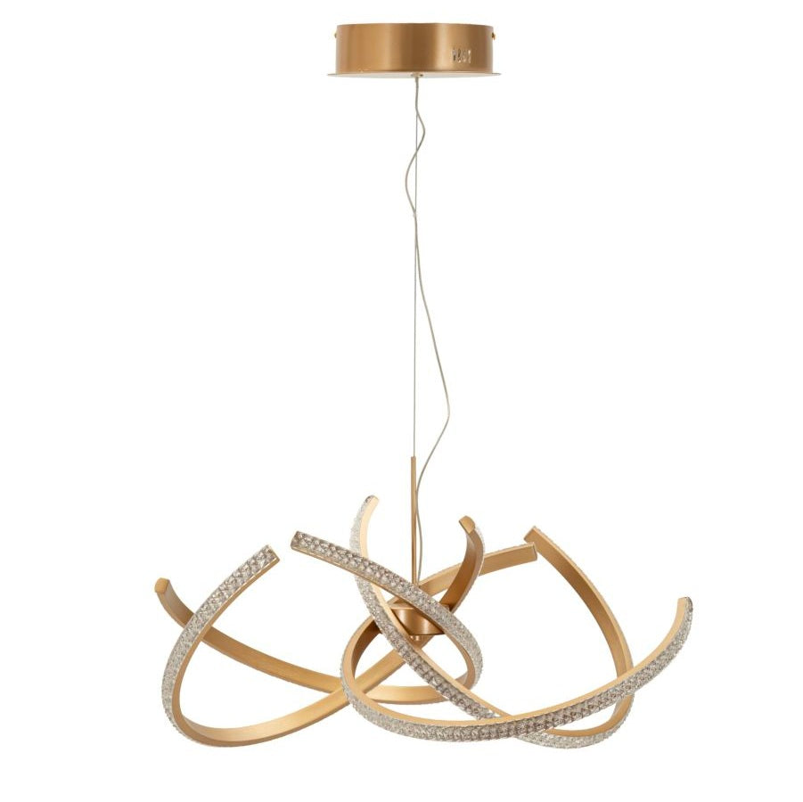 Lampadario LED Celtic Oro Ø62 cm – 65W con 3 Temperature di Colore