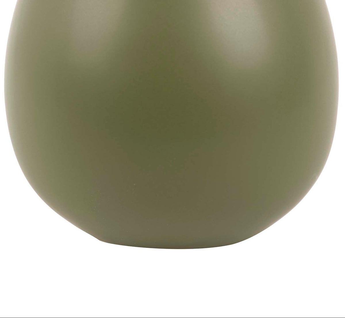 Vaso in ceramica con manici colore verde 20x17x22 cm