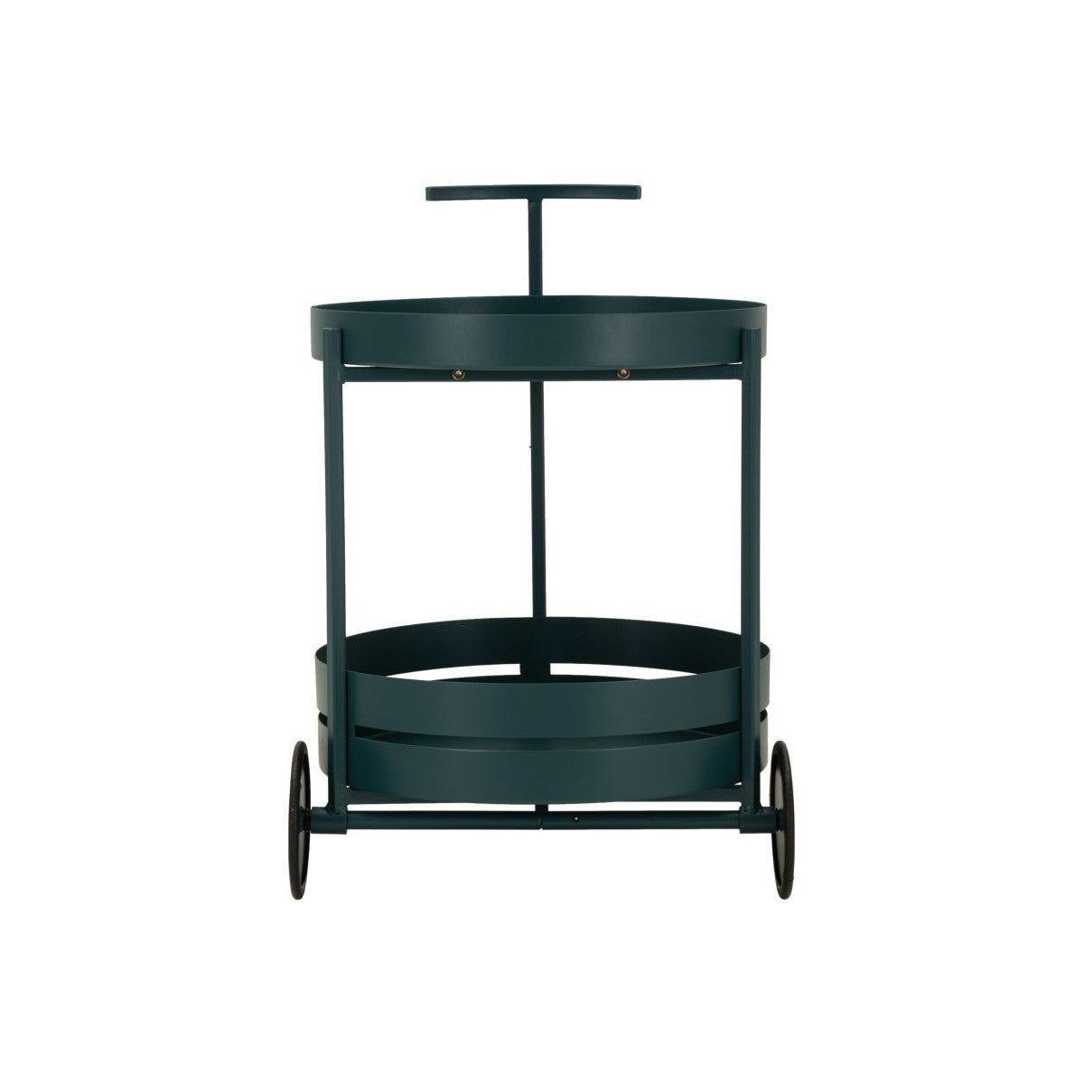 Carrello Saturno 40x49,5x61 cm in Metallo – Tortora e Ottanio