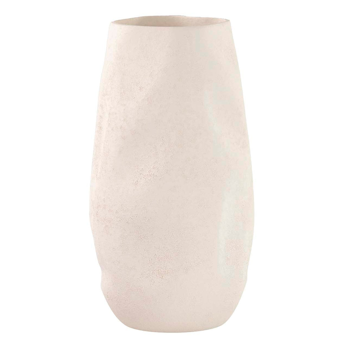 Vaso Decorativo Bianco Opaco In Ceramica
