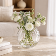 Vaso Decorativo Sferico Sfera Nida Optic In Vetro