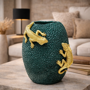 Vaso Decorativo Chameleon Jack Fruit 39 cm Design Artistico