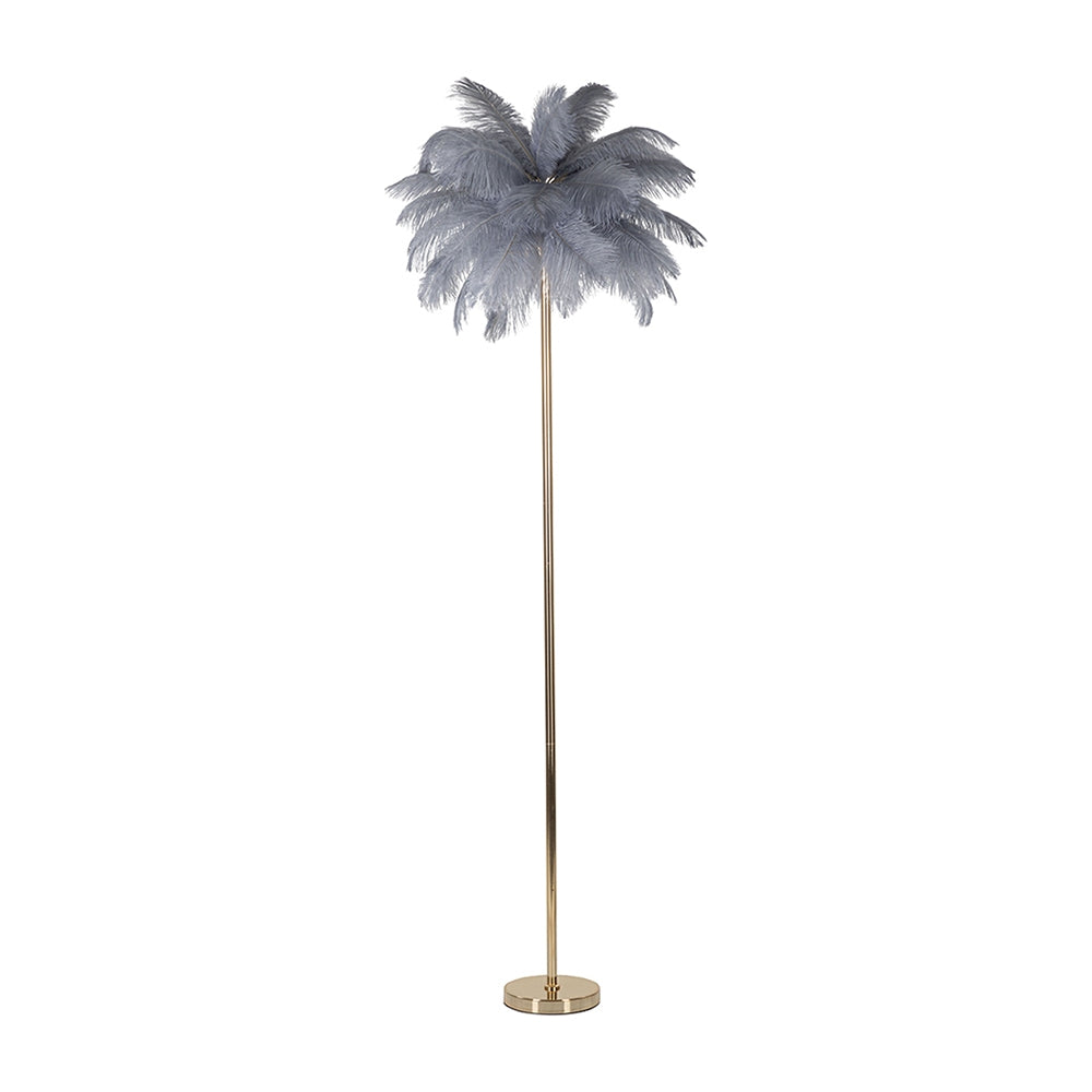 Lampada da Terra Palm L Grigia Ø55 x H160 cm