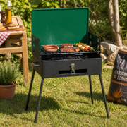 Barbecue a Carbone Richiudibile Scout Coccinella 43x21xH55 cm in Acciaio