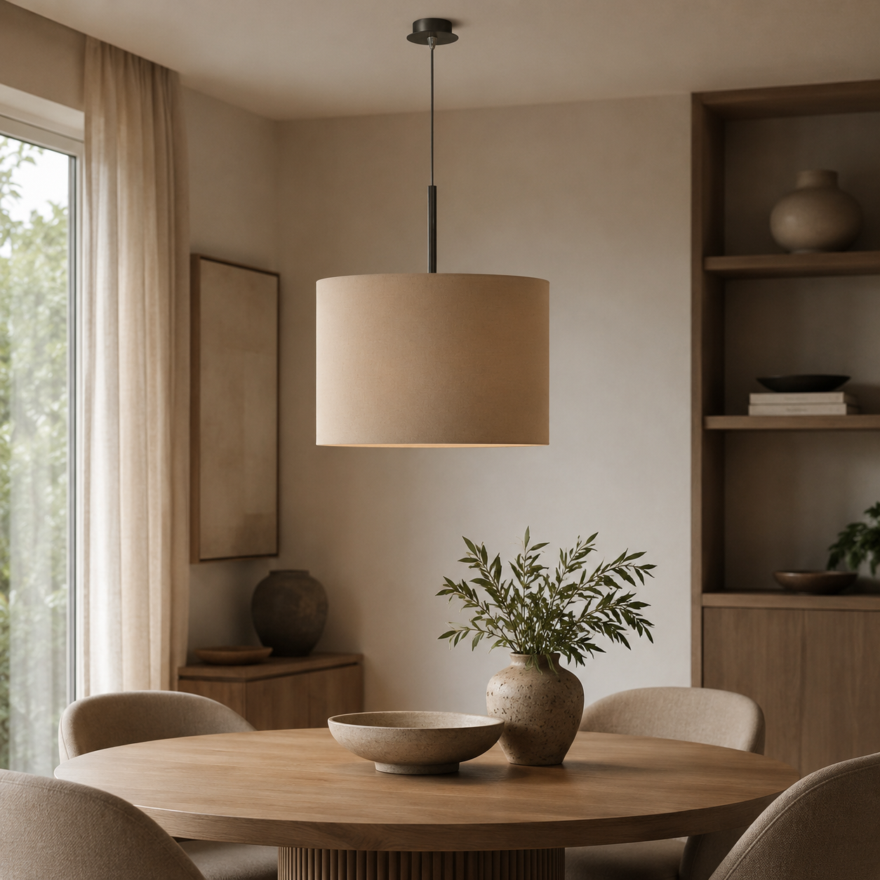 Lampadario Sospensione Alice Coffee Ø 46 cm E27 60W