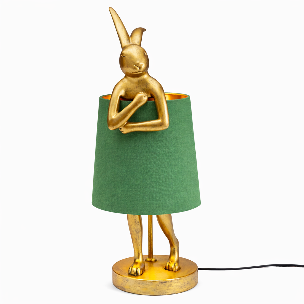 Lampada da tavolo Coniglio Animal Rabbit con Paralume