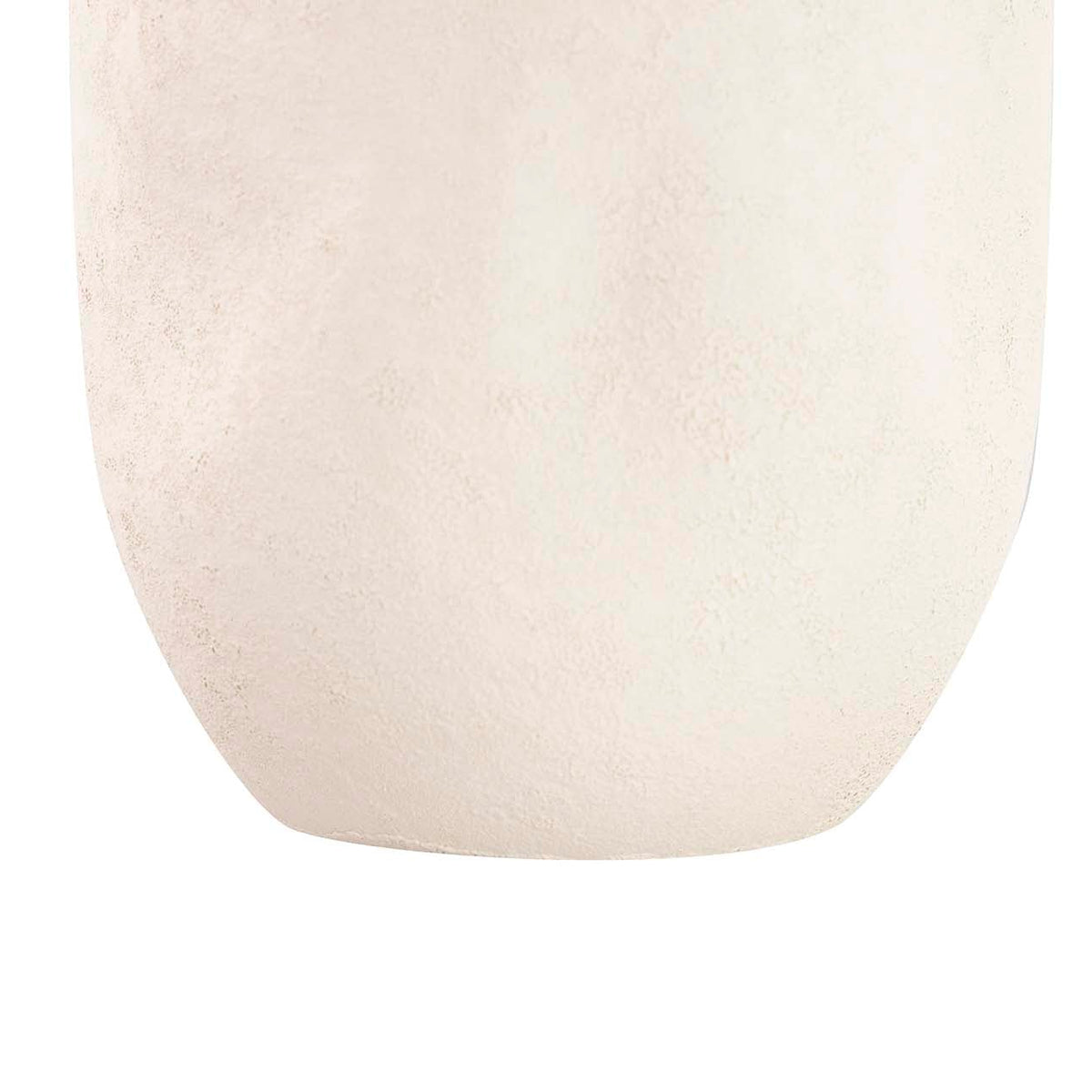 Vaso Decorativo Bianco Opaco In Ceramica