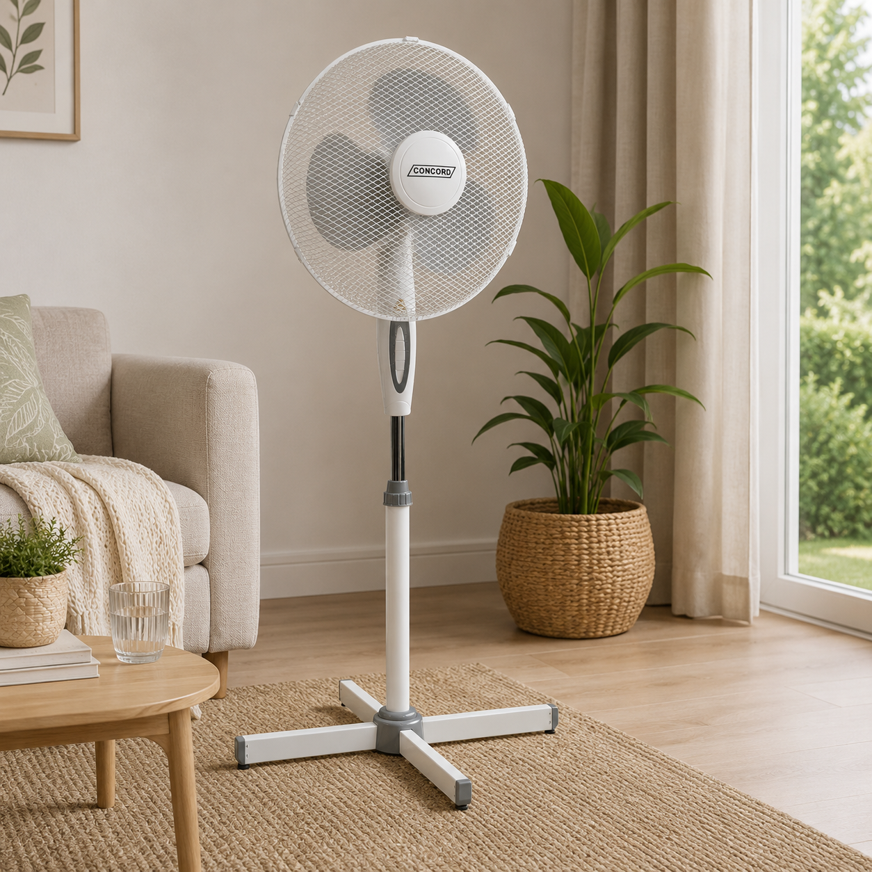 Ventilatore A Piantana Colonna Girevole Spyro 45W 40 CM