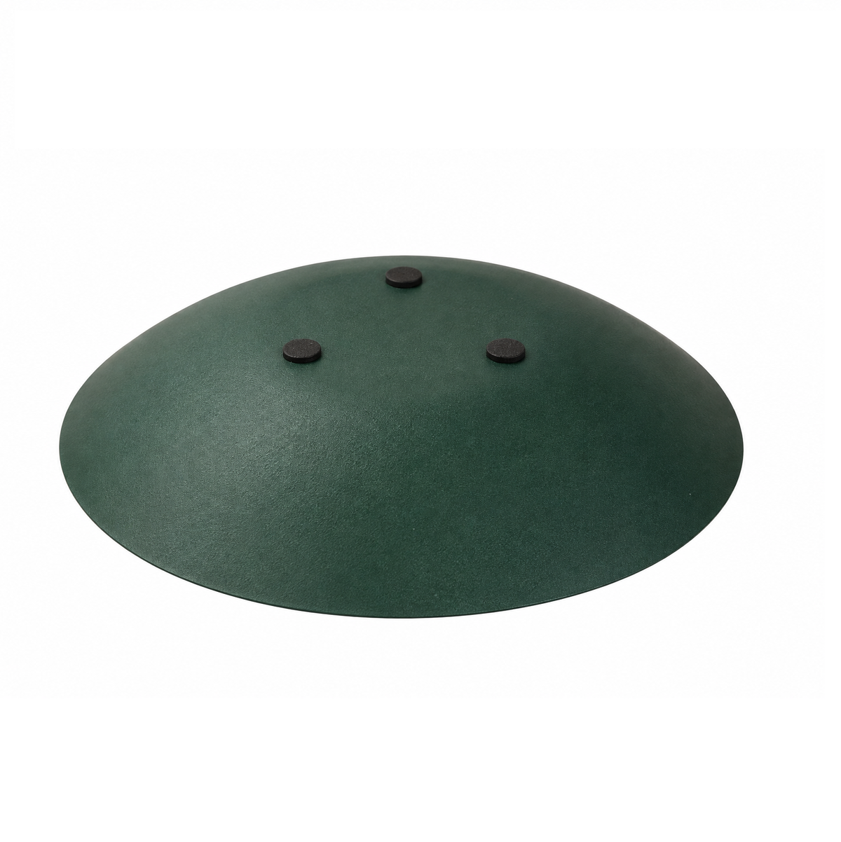 Centrotavola Moderno in Metallo Verde 27 cm Vassoio Decorativo Minimal