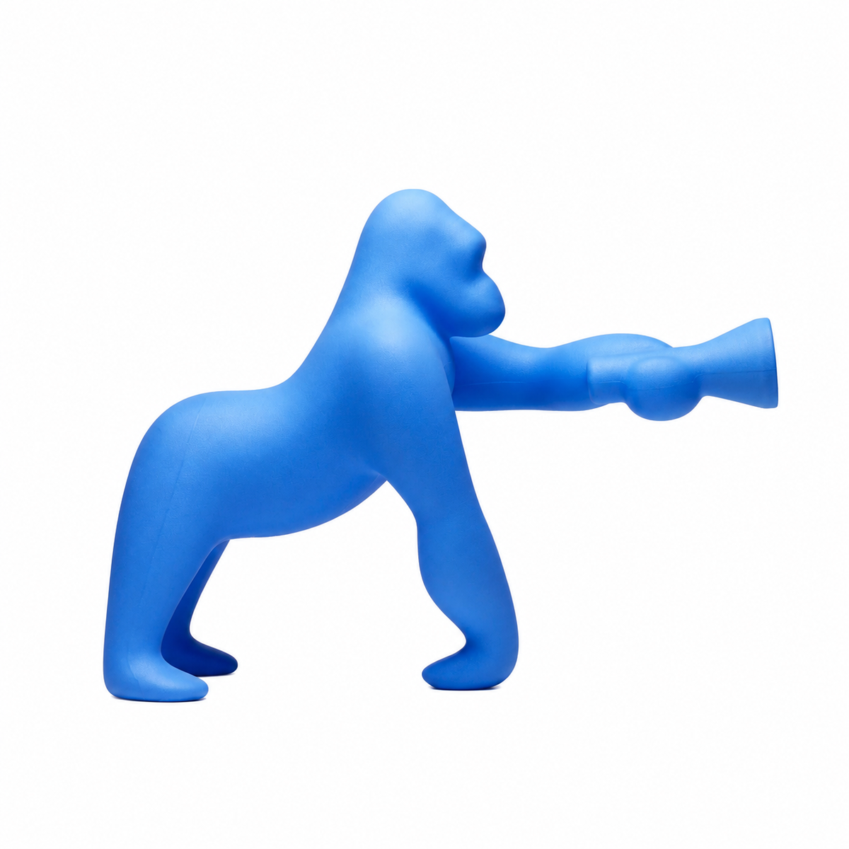 Lampada Kong Gorilla XS Blu Qeeboo H 55 cm