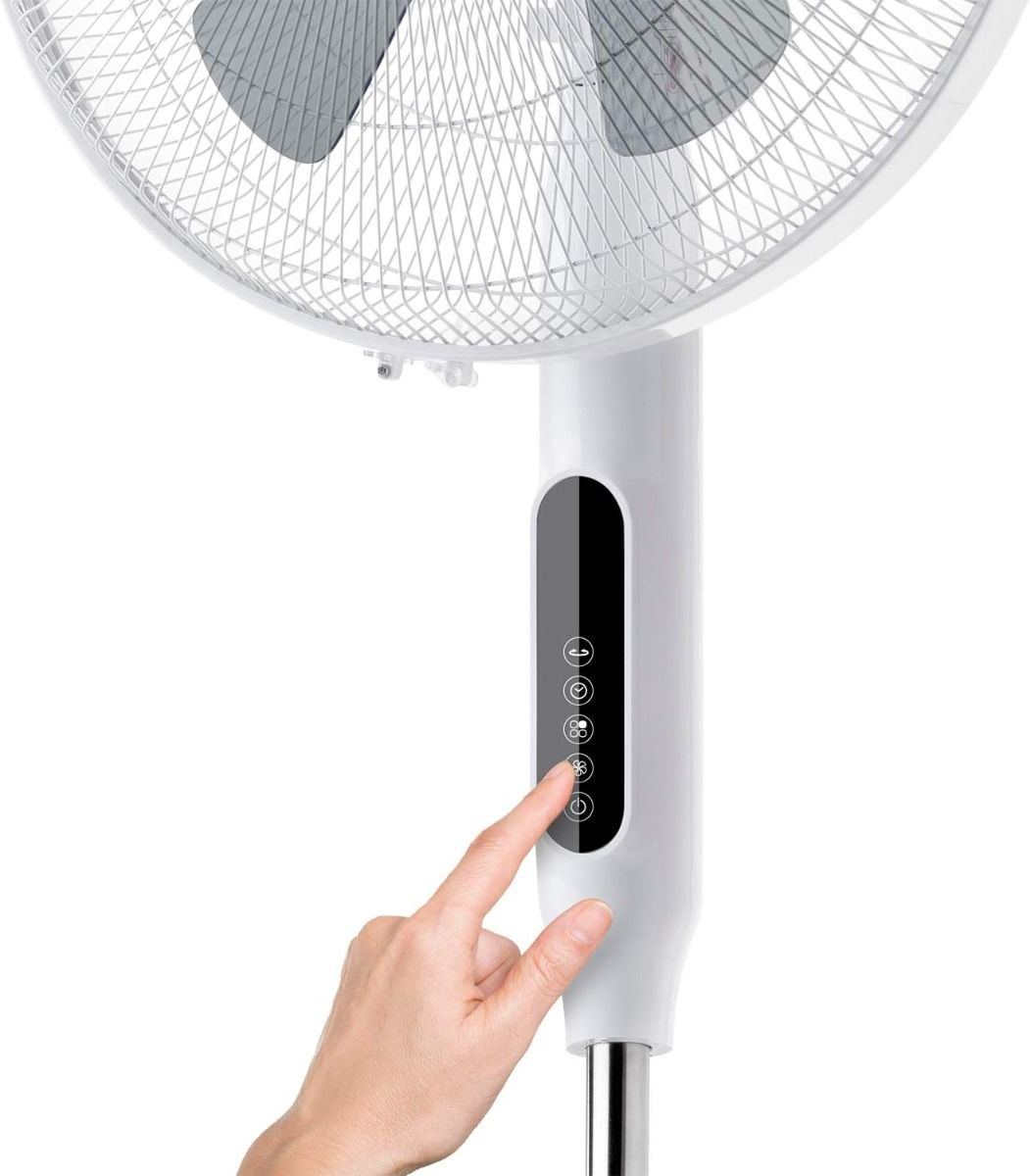 Ventilatore A Piantana Colonna Girevole 50W 135 CM Con Telecomando