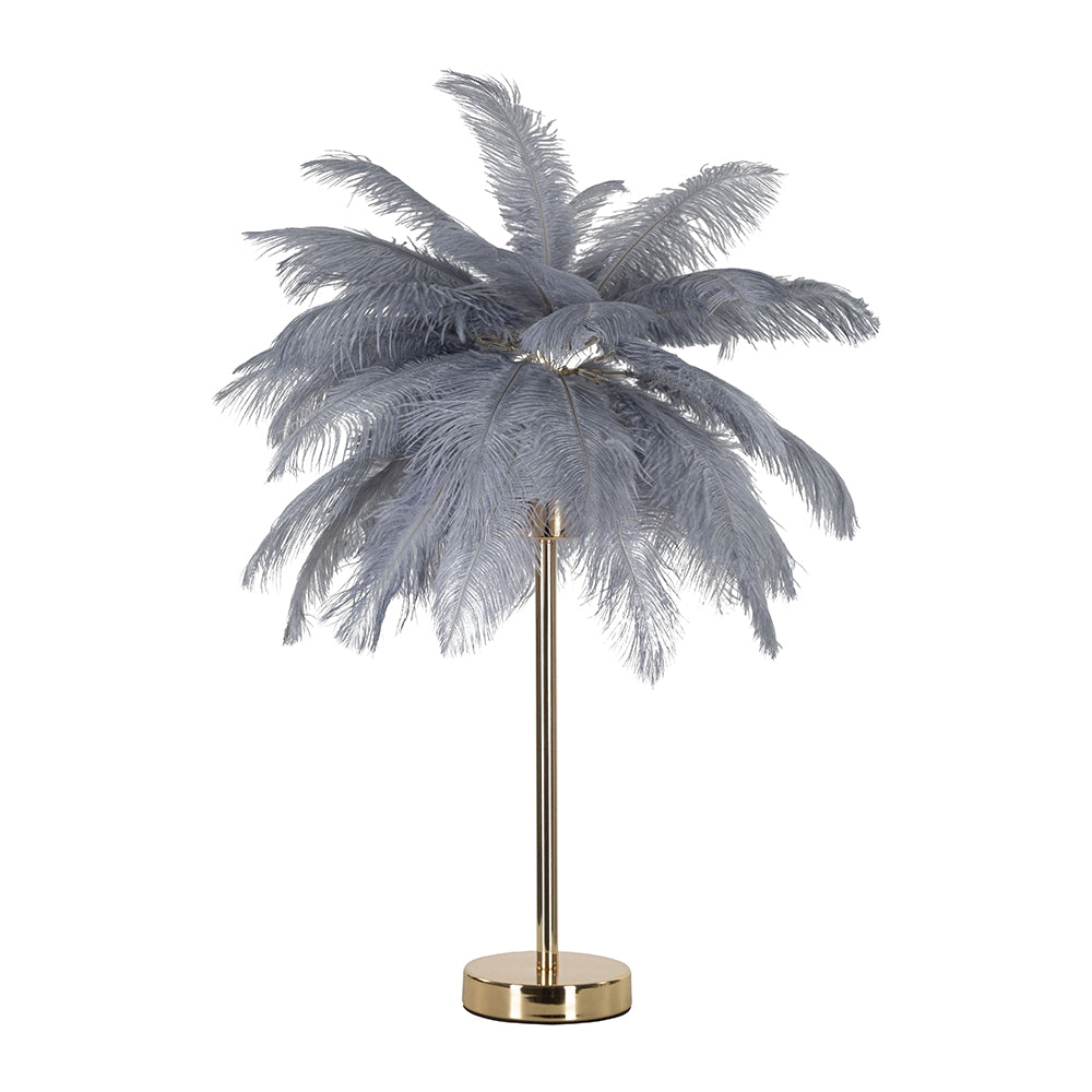 Lampada da Tavolo Palm Grigia Ø55 x H60 cm