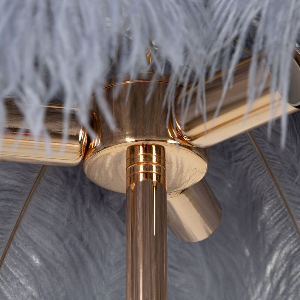 Lampada da Terra Palm L Grigia Ø55 x H160 cm