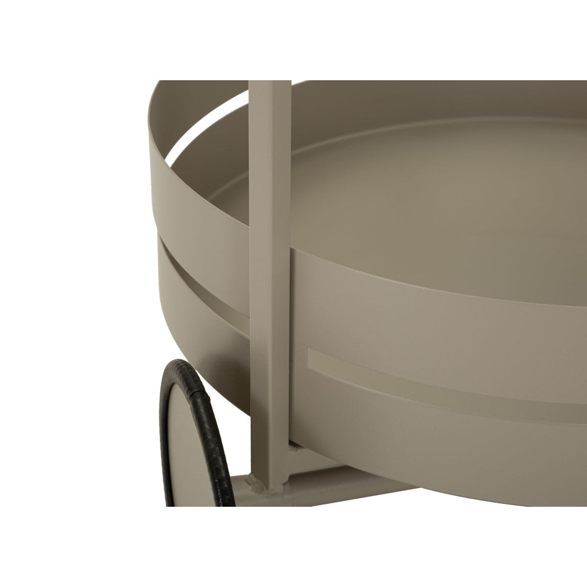Carrello Saturno 40x49,5x61 cm in Metallo – Tortora e Ottanio