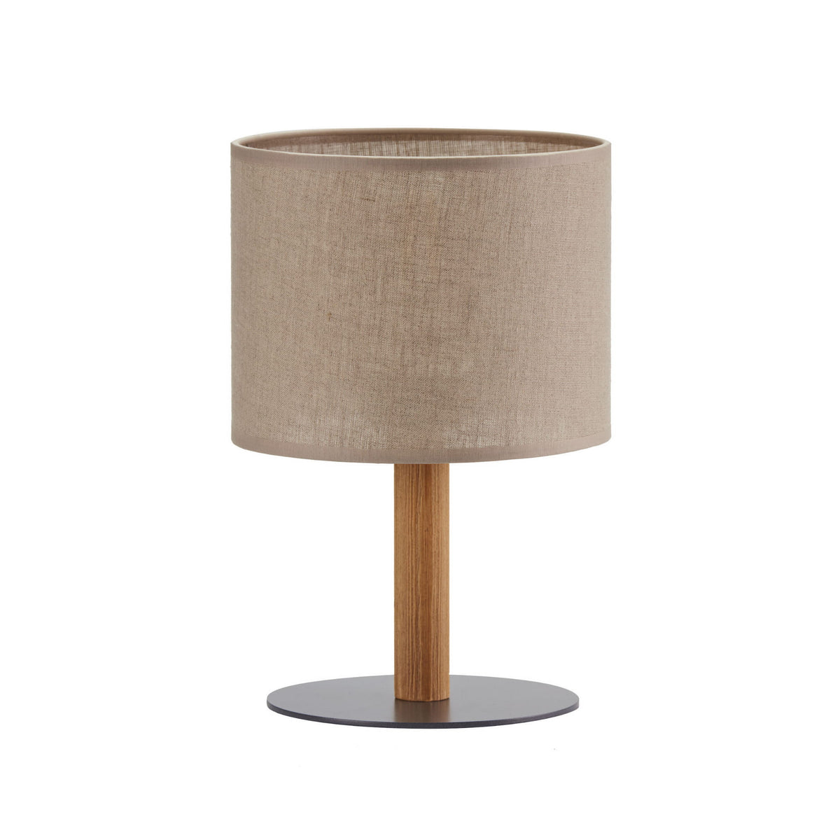 Lampada da Tavolo Deva TK Lighting Crema e Legno Ø29 cm E27