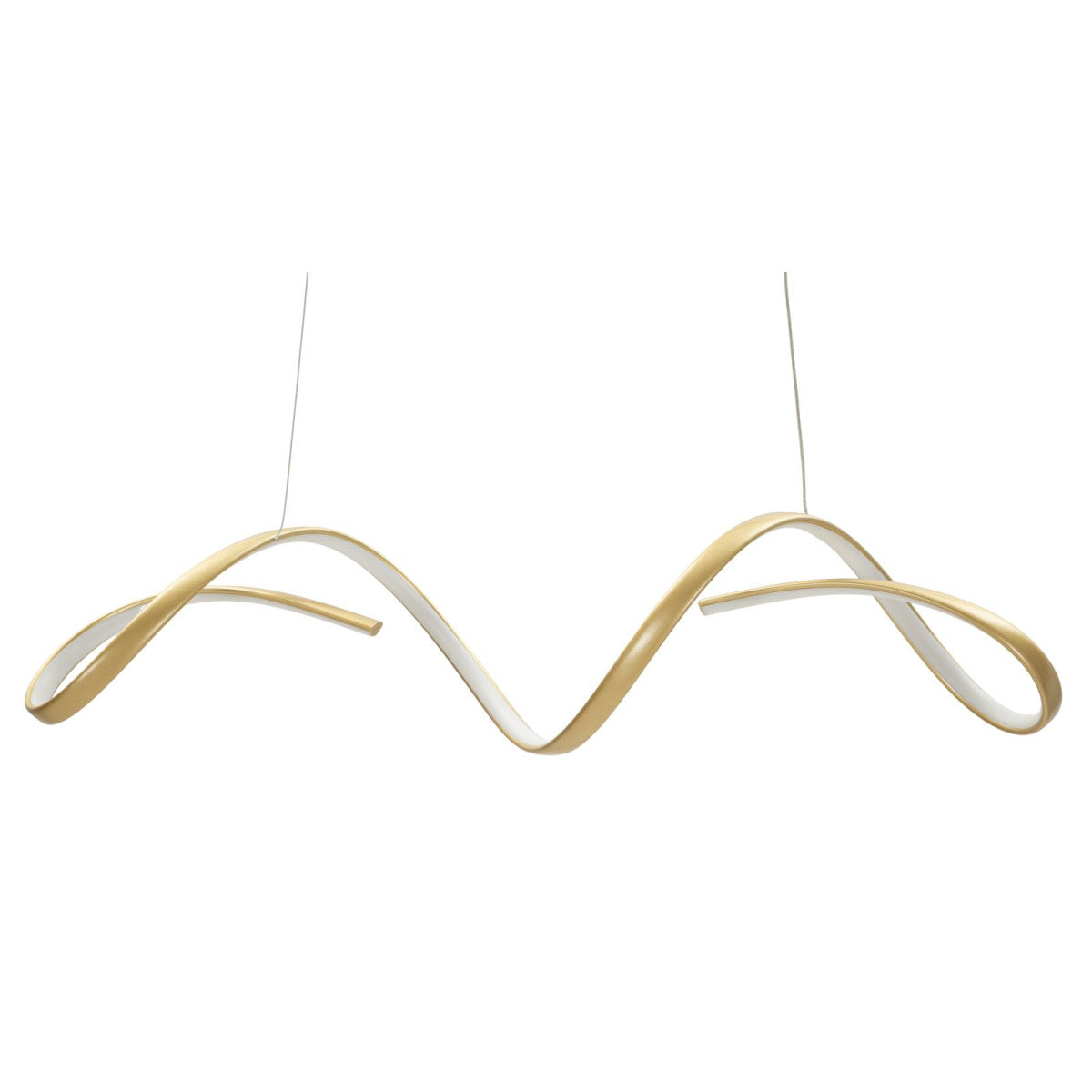 Lampadario LED Uter Oro 80x20x120 cm 3 Temperature di Colore