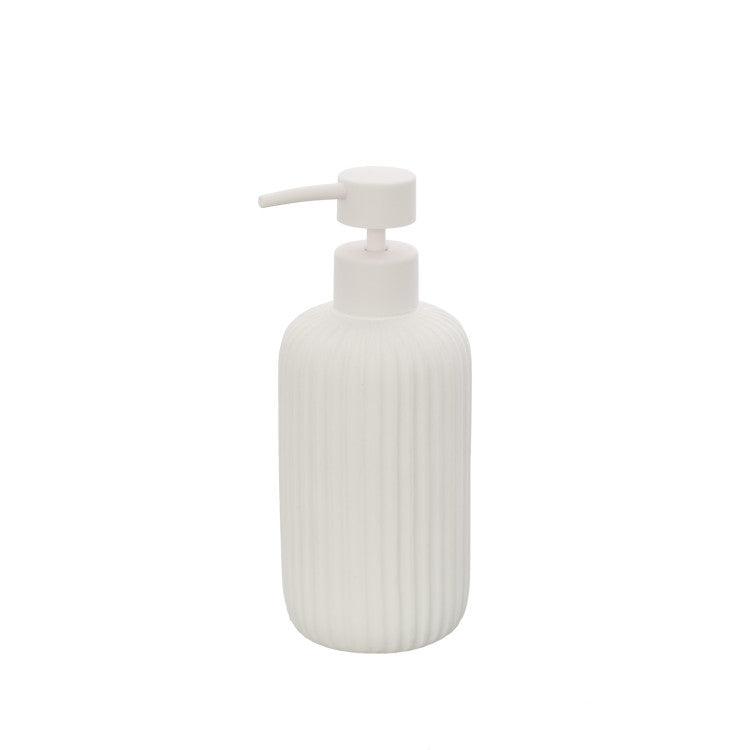 Dispenser Sapone in Ceramica Linea Color Design Cannettato Soft Touch