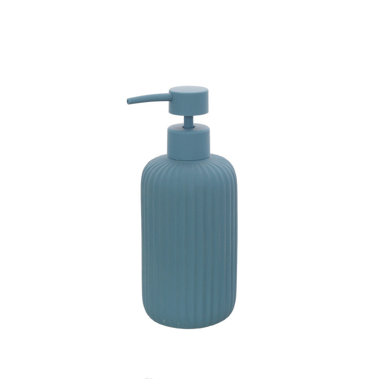 Dispenser Sapone in Ceramica Linea Color Design Cannettato Soft Touch
