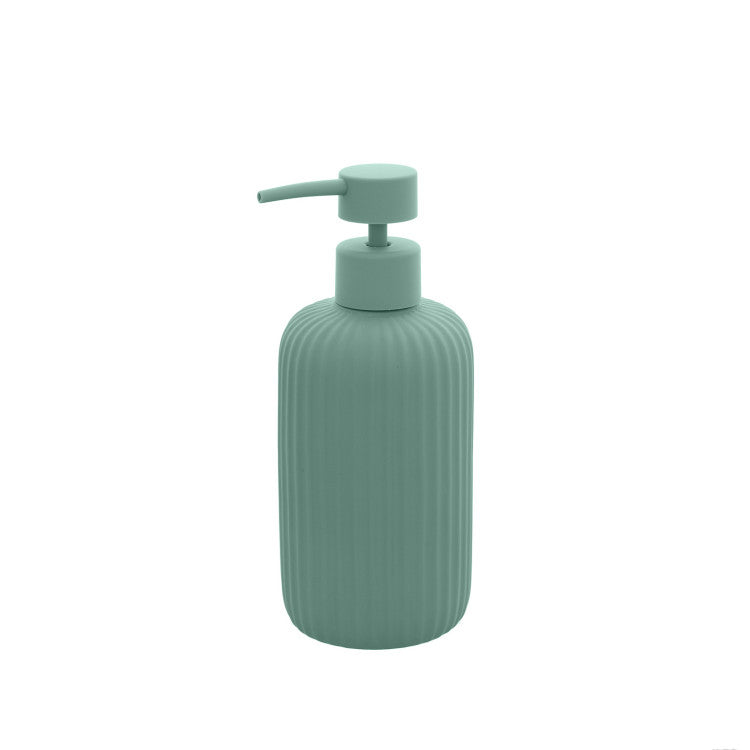 Dispenser Sapone in Ceramica Linea Color Design Cannettato Soft Touch