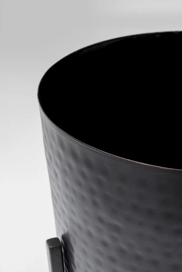 Portavaso Vaso per piante Mynah con Supporto Nero 42cm