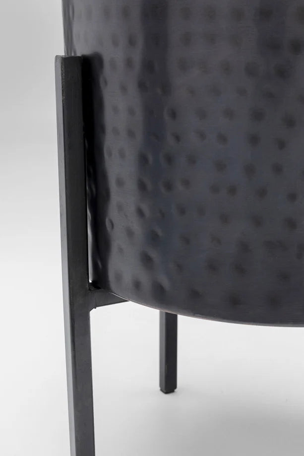 Portavaso Vaso per piante Mynah con Supporto Nero 42cm