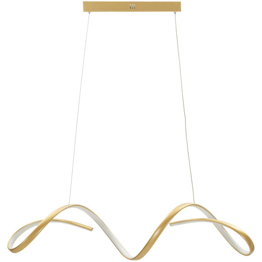 Lampadario LED Uter Oro 80x20x120 cm 3 Temperature di Colore