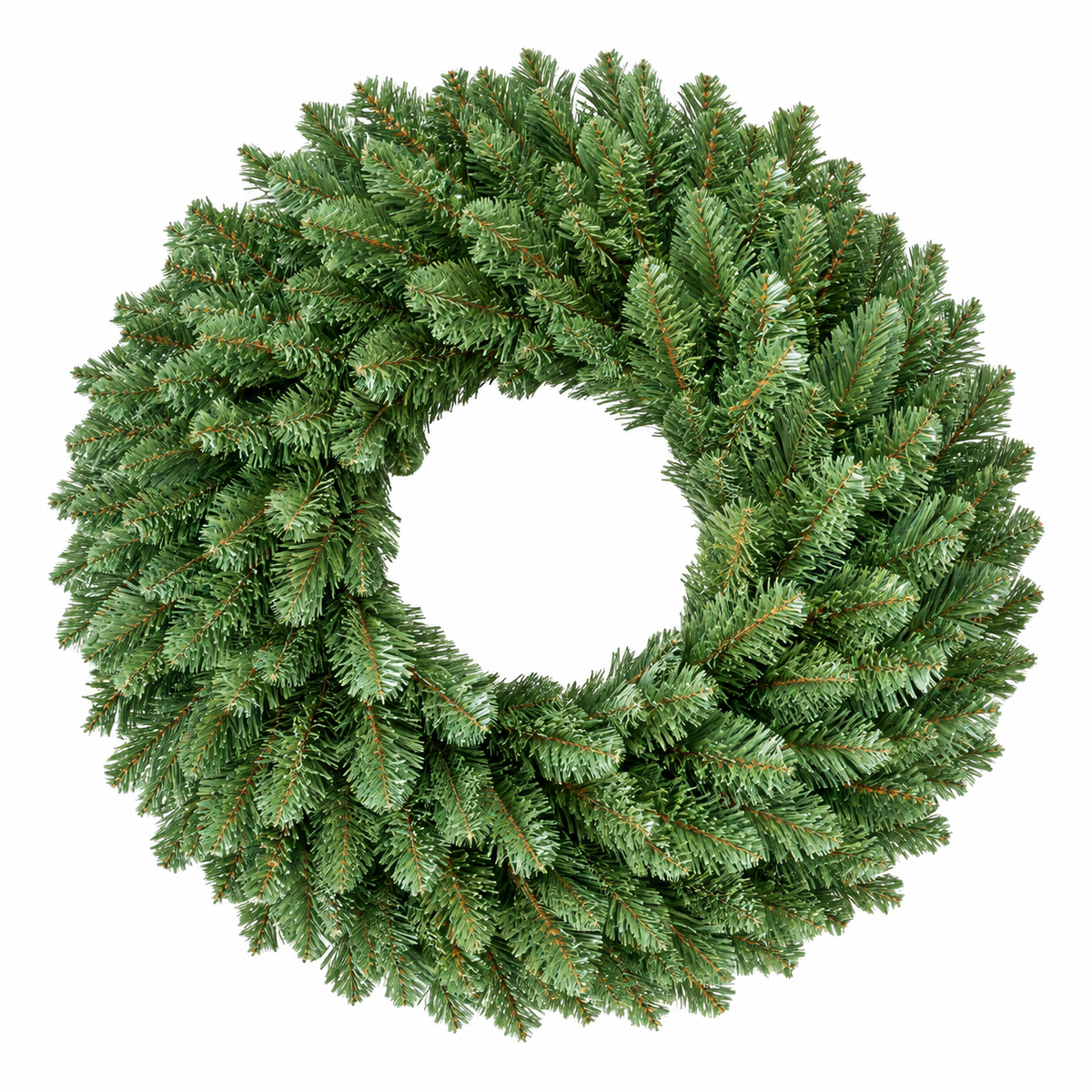 Corona Ghirlanda Natalizia Verde in PVC Decorazione Ø30, Ø40 e Ø60 cm