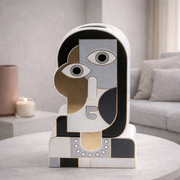 Vaso Decorativo Art Lady 43 cm Design Artistico Moderno