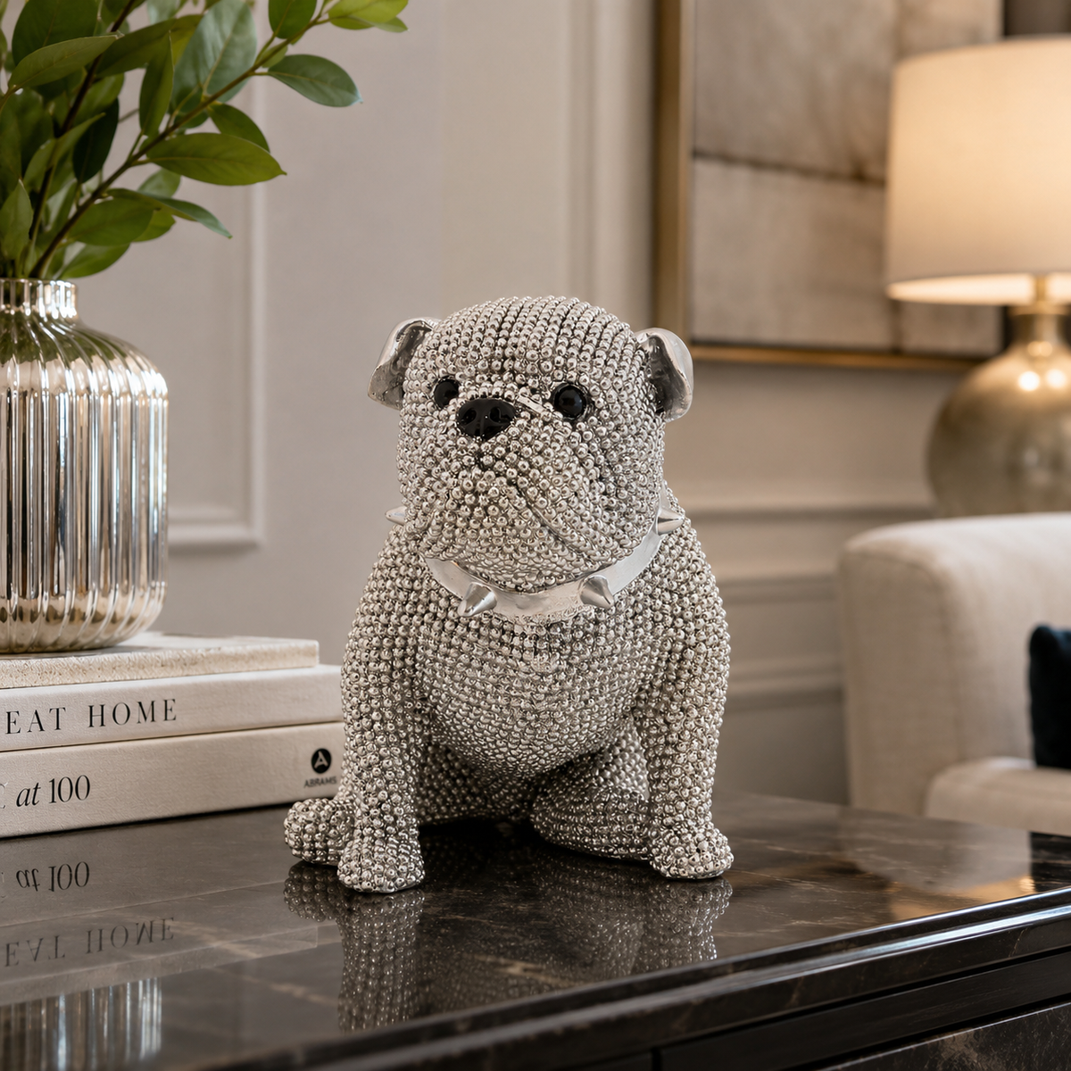 Statuetta Decorativa Cane Sparky Bulldog 17 x 11 x 14 cm