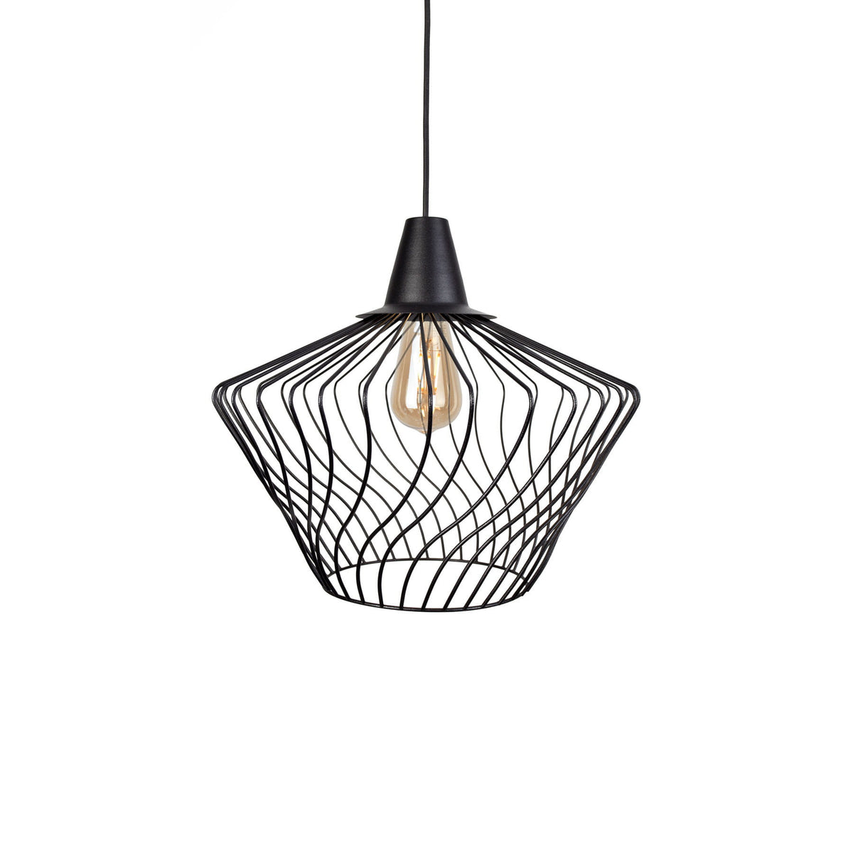 Lampadario a Sospensione Nowodvorski Wave S Nero